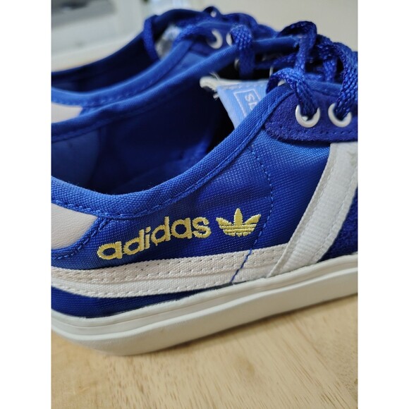 Adidas Low Top Lace Up Skate Board Shoes Navy w White Stripe Size 7.5 #029005 main image 9
